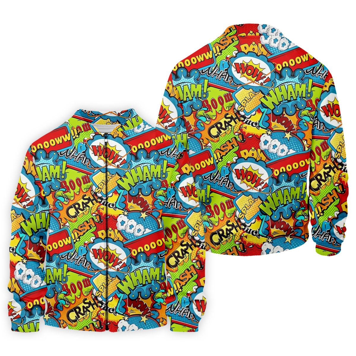 Funny Comic Pop Art Hawaiian Golf Shirt, Mens Golf Shirts, Golf Apparel For Men