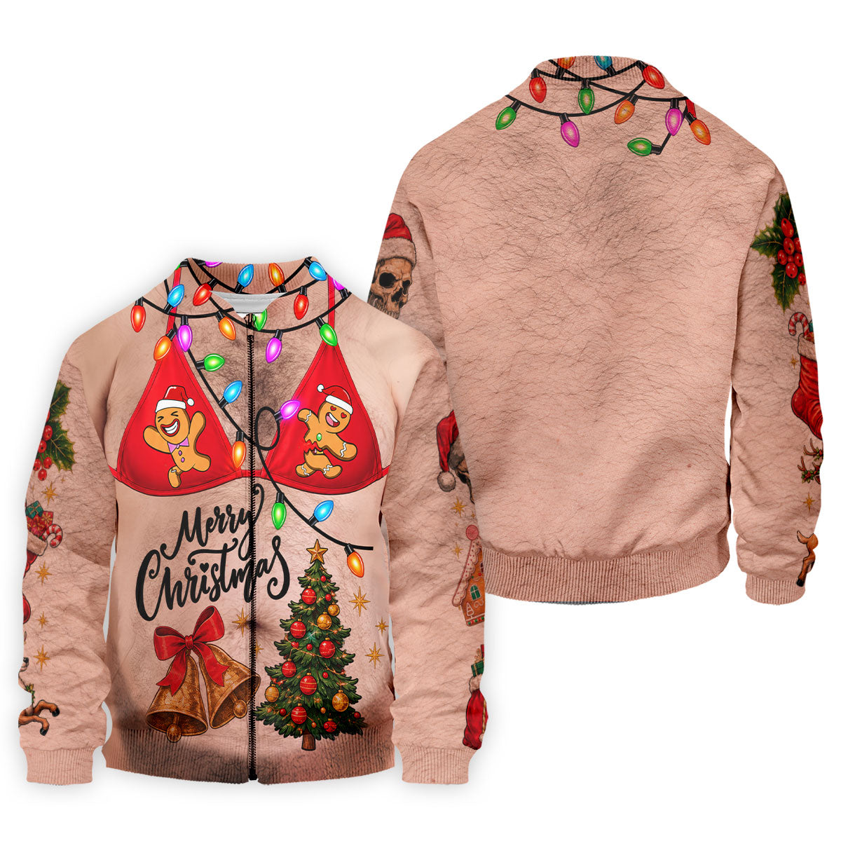 Merry Christmas Gingerbread Bra Polo Shirt, Mens Golf Shirts, Polo Shirts For Men