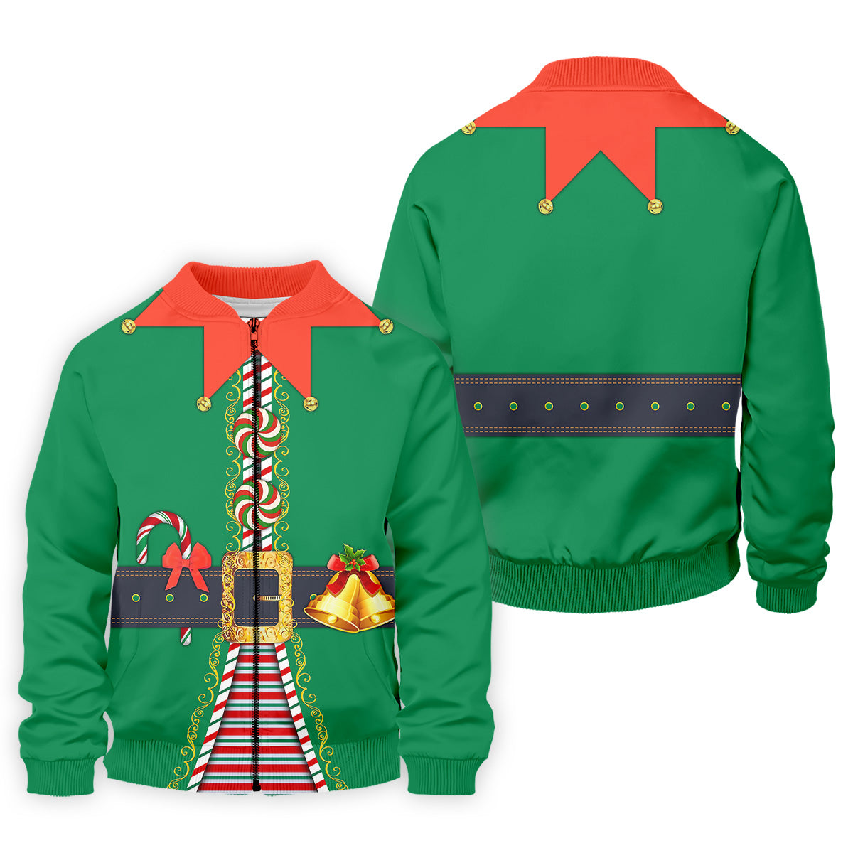 Funny Christmas Elf Golf Tops For Men, Christmas Golf Shirt, Polo Shirts For Men, Christmas Golf Shirt