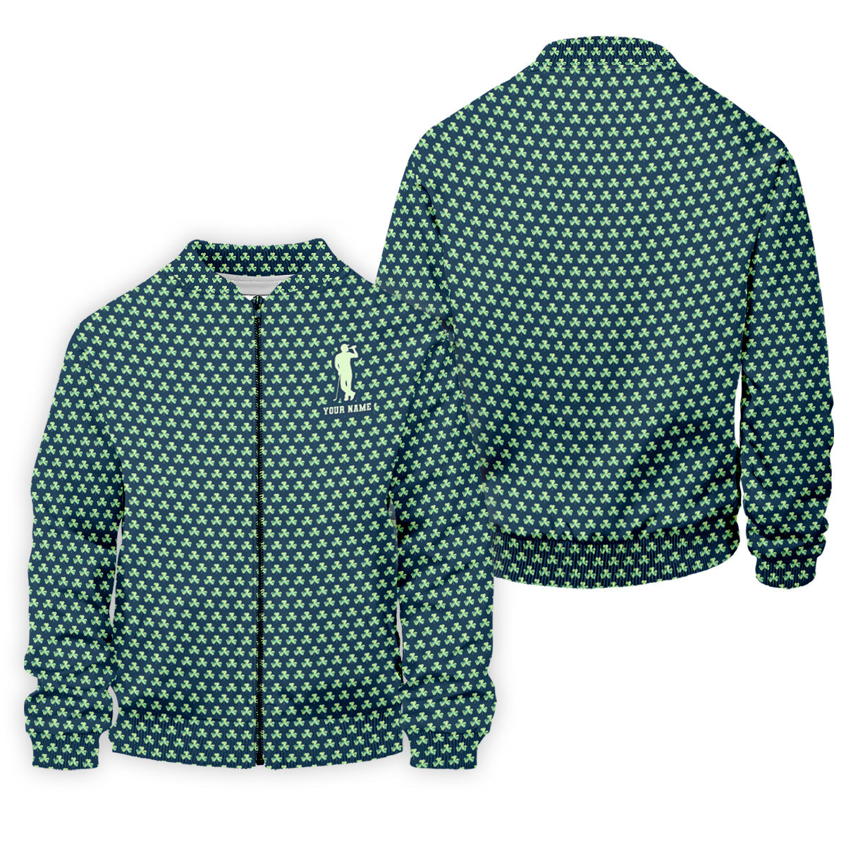 St Patrick's Day Shamrock Golf And Beer Green Golf Shirt, Polo ShirtFor Men, Golf Shirts For Men