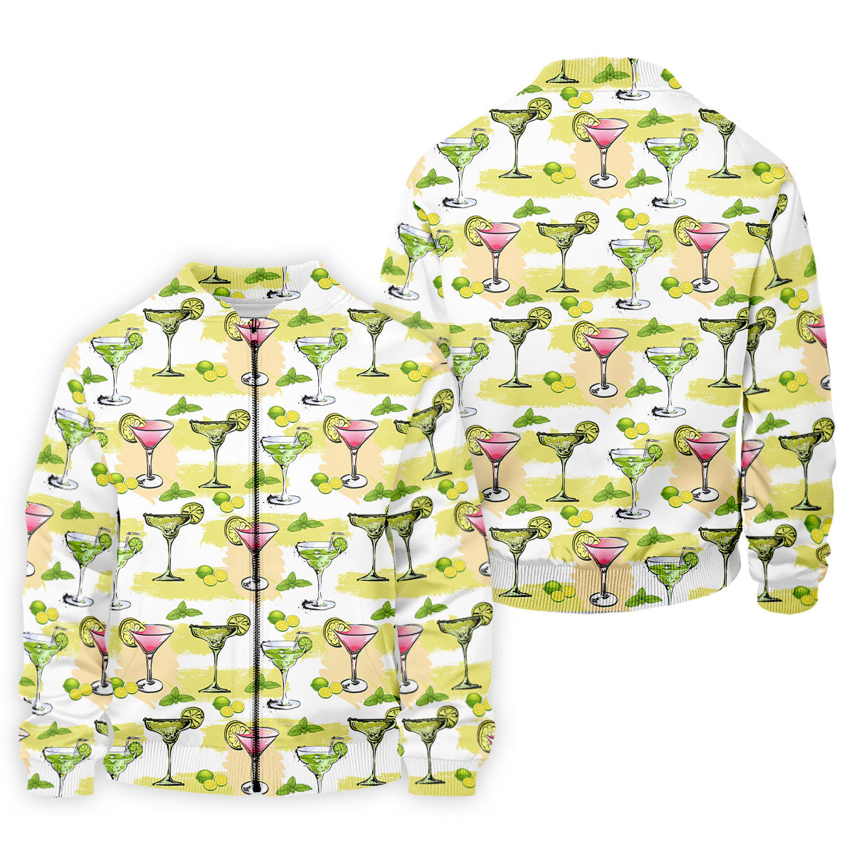 Cocktail Margarita Summer Party Men's Polo Shirt, Cinco De Mayo Celebration Fiesta Golf Shirt For Men