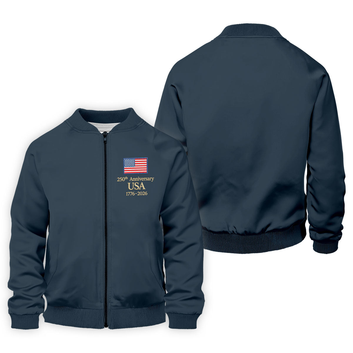 250th Anniversary USA Flag Logo 4th Of July Golf Shirt, Vintage Patriot Golf Shirts For Men