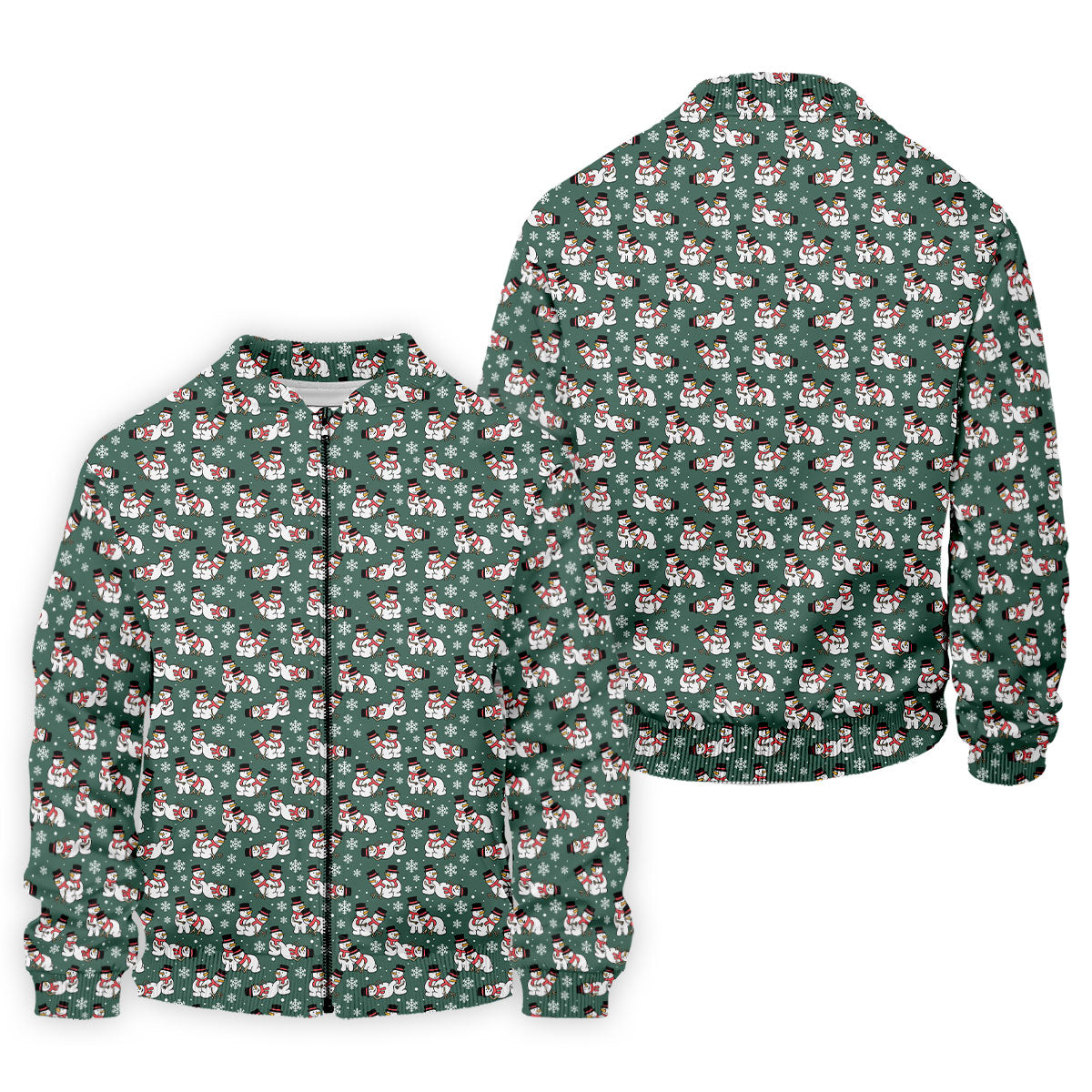 Naughty Snowman Green Golf Shirt, Christmas Golf Shirt, Fun Golf Shirts For Men, Polo Shirts For Men