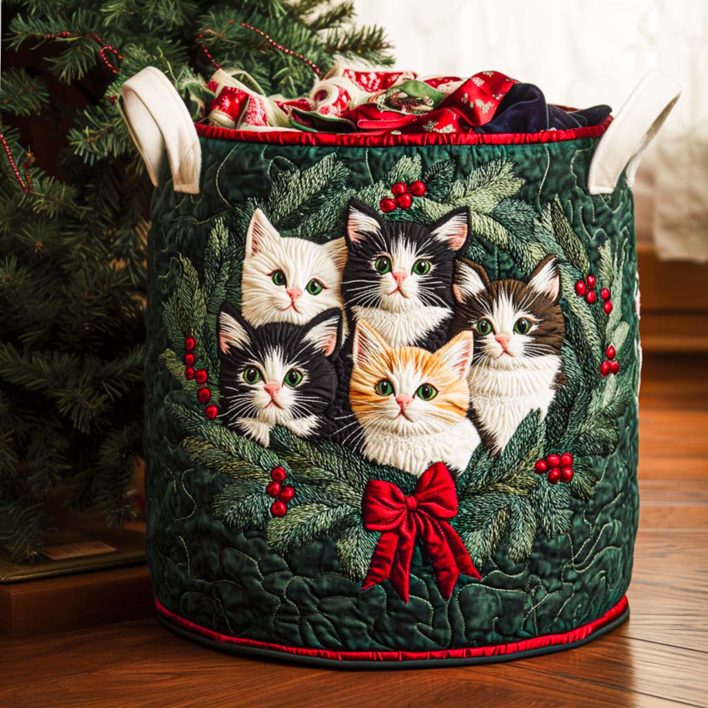 Bright Cat Joy Laundry Basket Laundry Gifts, Housewarming Gift Ideas, Mother's Day Gifts