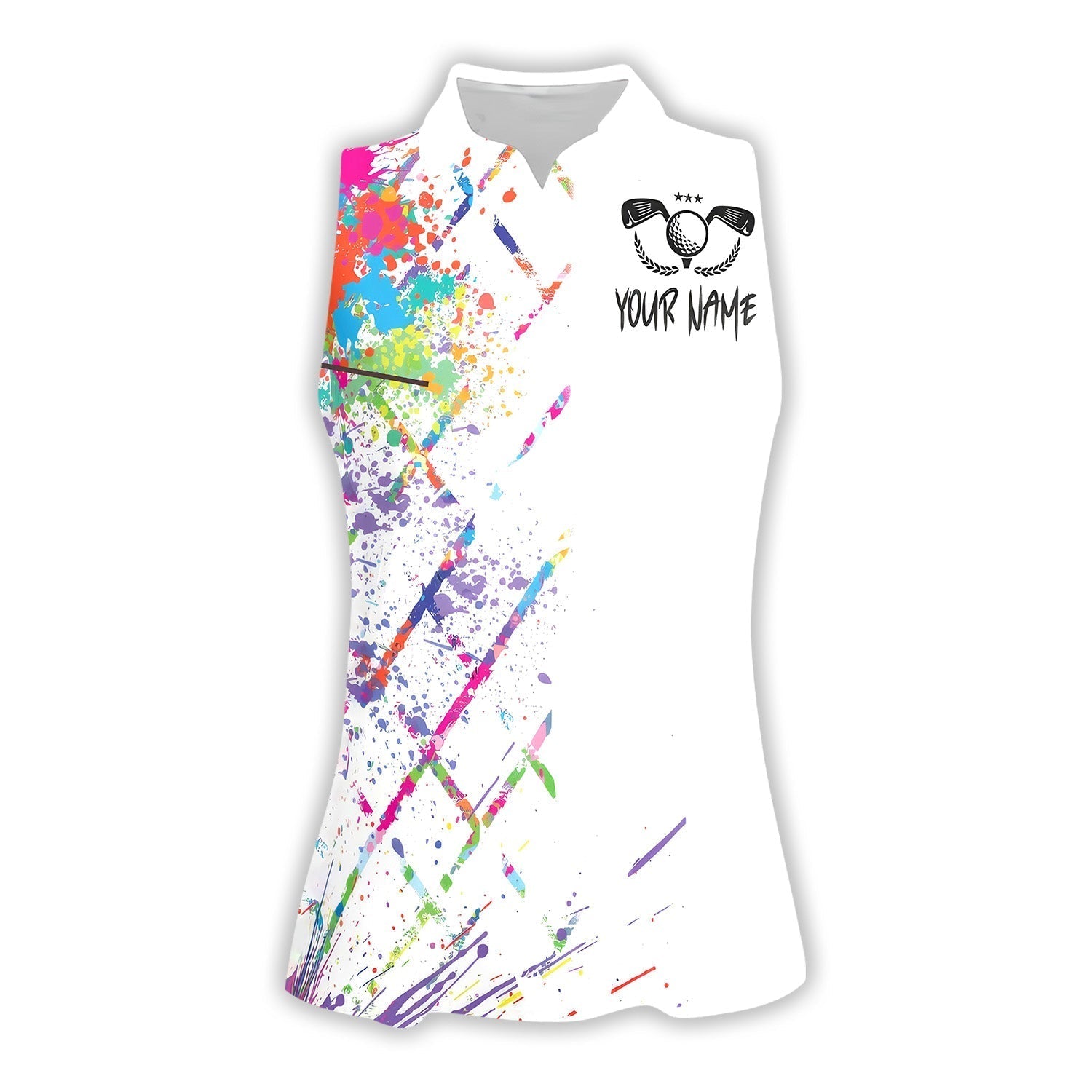 Swing Swear Drink Repeat Custom Womens Golf Polo ShirtGolfing Apparel, Womens Golf Gifts
