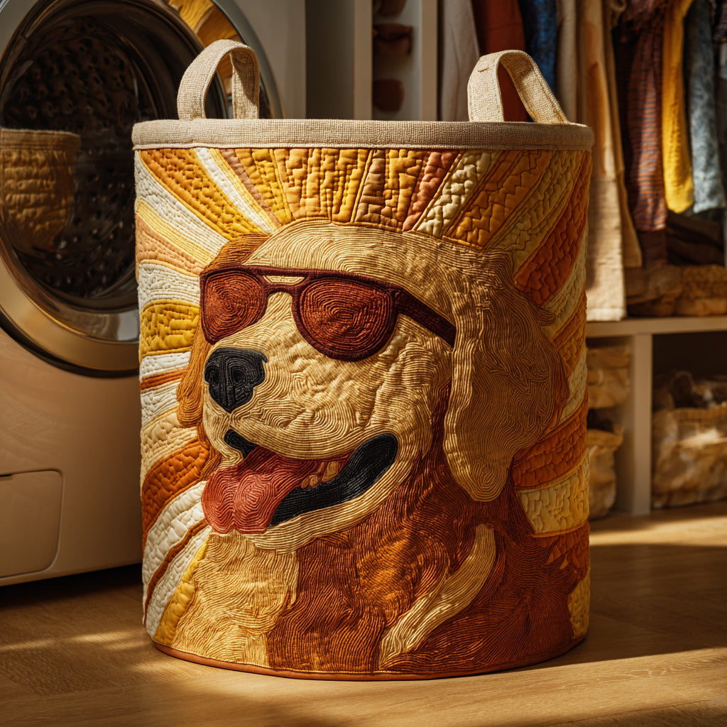 Cool Golden Retriever Laundry Basket Laundry Gifts, Housewarming Gift Ideas, Mother's Day Gifts