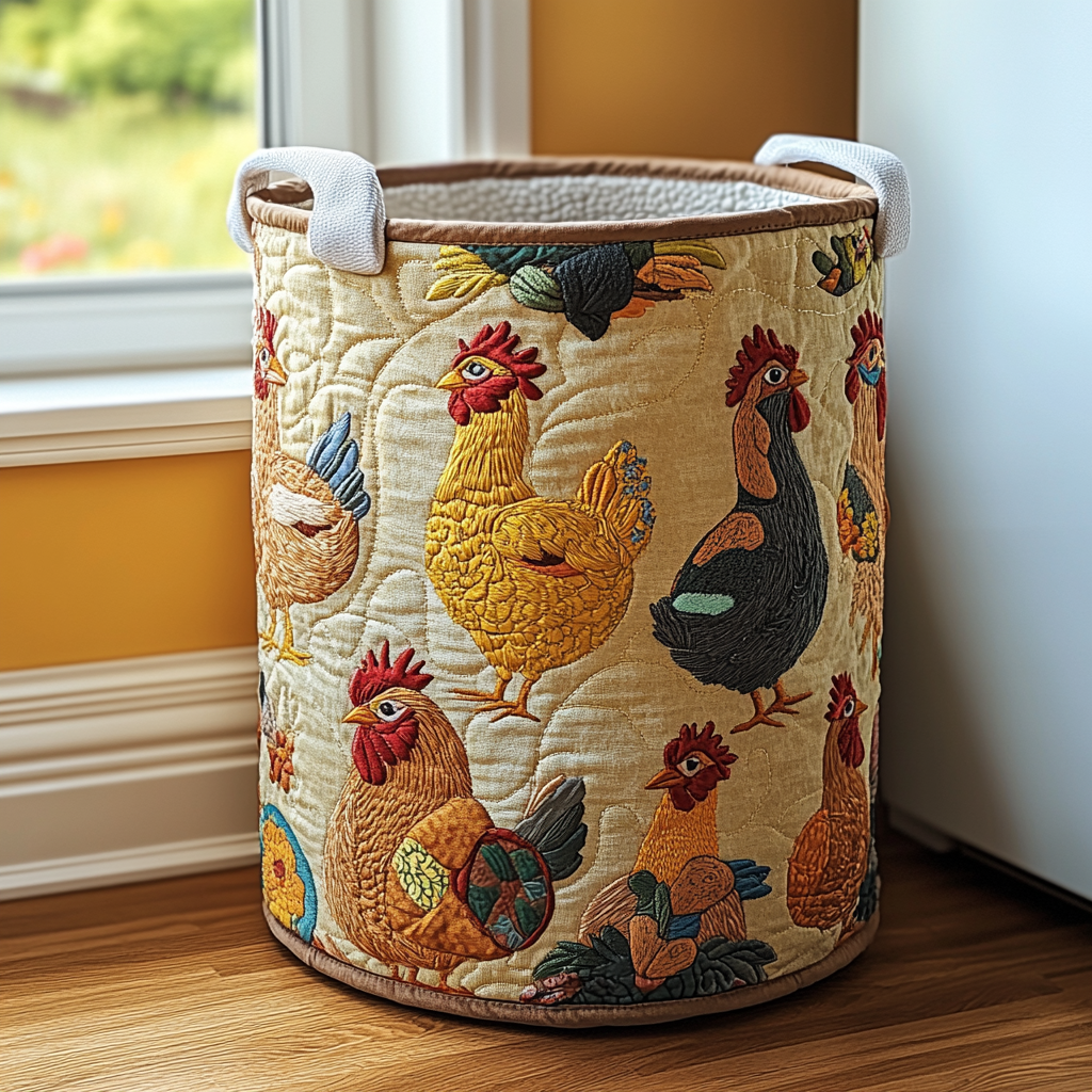 Cozy Chicken Laundry Basket Laundry Gifts, Housewarming Gift Ideas, Mother's Day Gifts