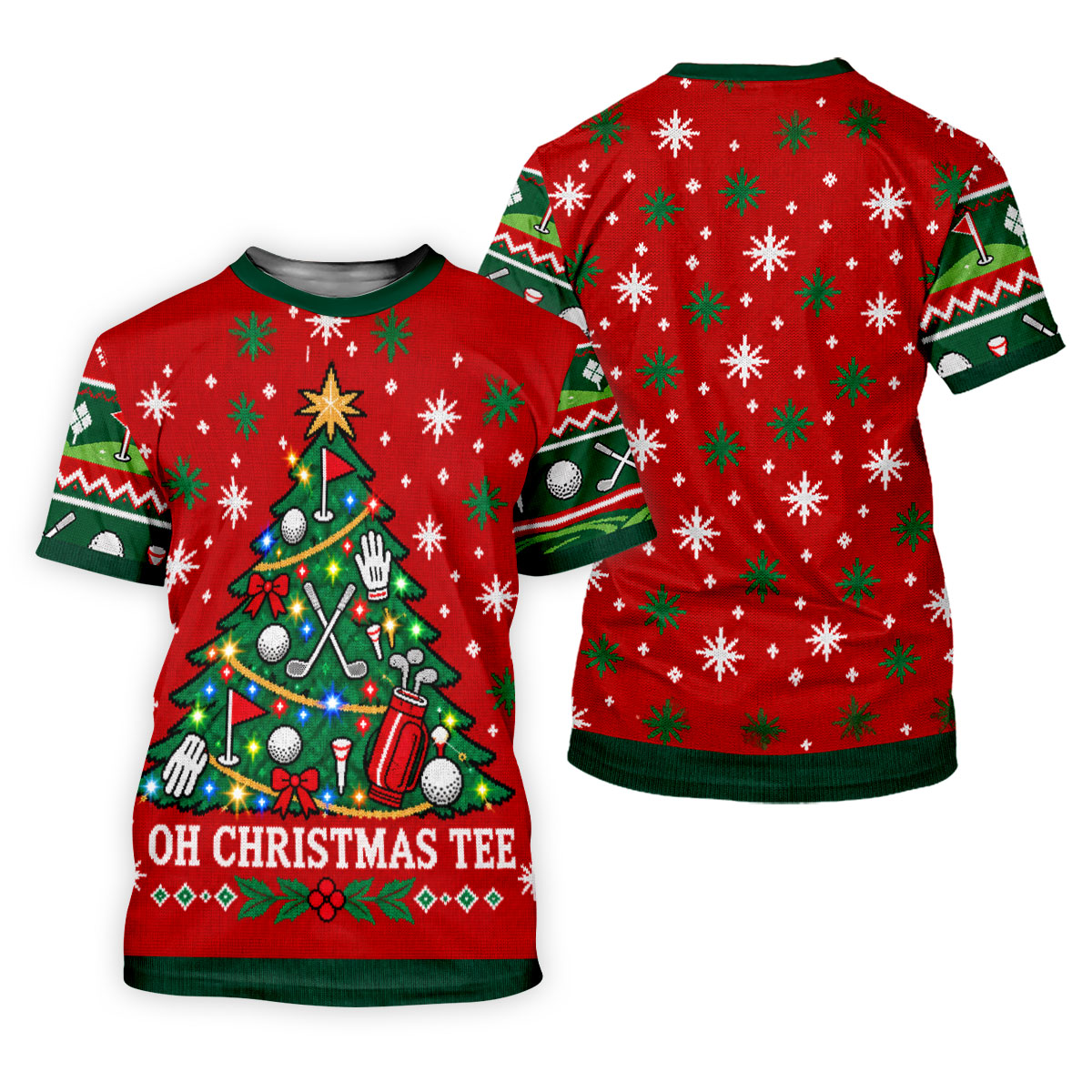 Oh Christmas Tee Christmas Golf Shirt, Golf Shirts For Women, Golf Gifts For Women