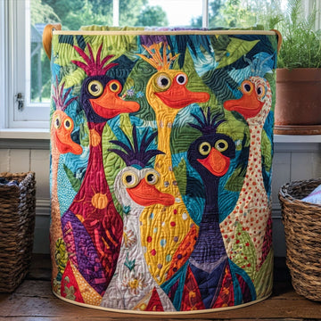 Dandelion Ducks Laundry Basket Laundry Gifts, Housewarming Gift Ideas, Mother's Day Gifts