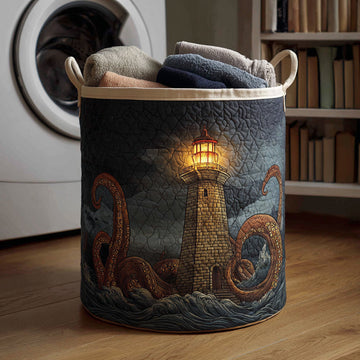 Eerie Lighthouse Laundry Basket Laundry Gifts, Housewarming Gift Ideas, Mother's Day Gifts