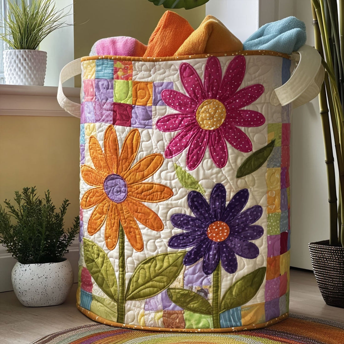 Garden Bloom Laundry Basket Laundry Gifts, Housewarming Gift Ideas, Mother's Day Gifts