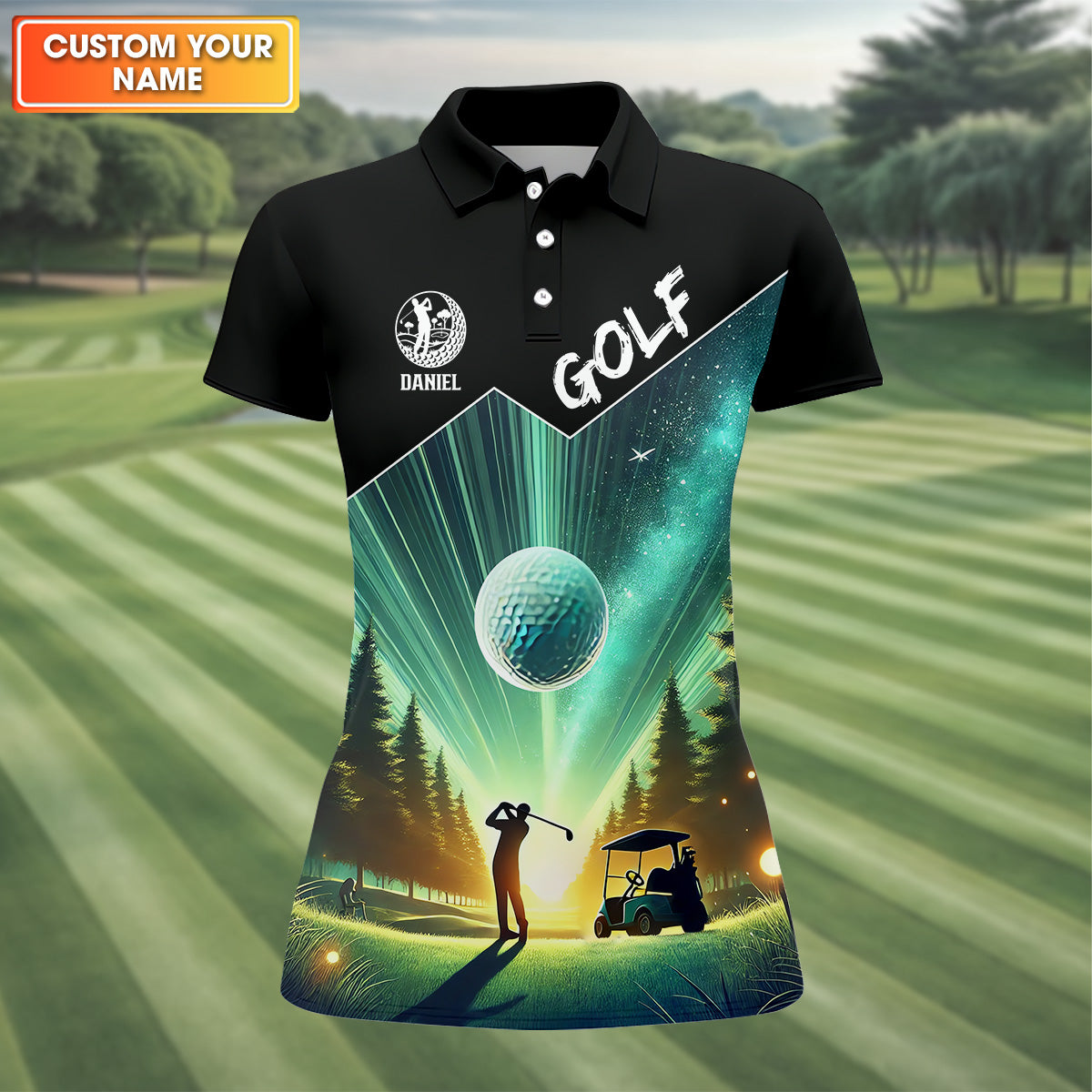 That's What I Do I Play Golf And I Know Things Womens Golf Tops, Ladies Golf Shirts, Golfing Apparel