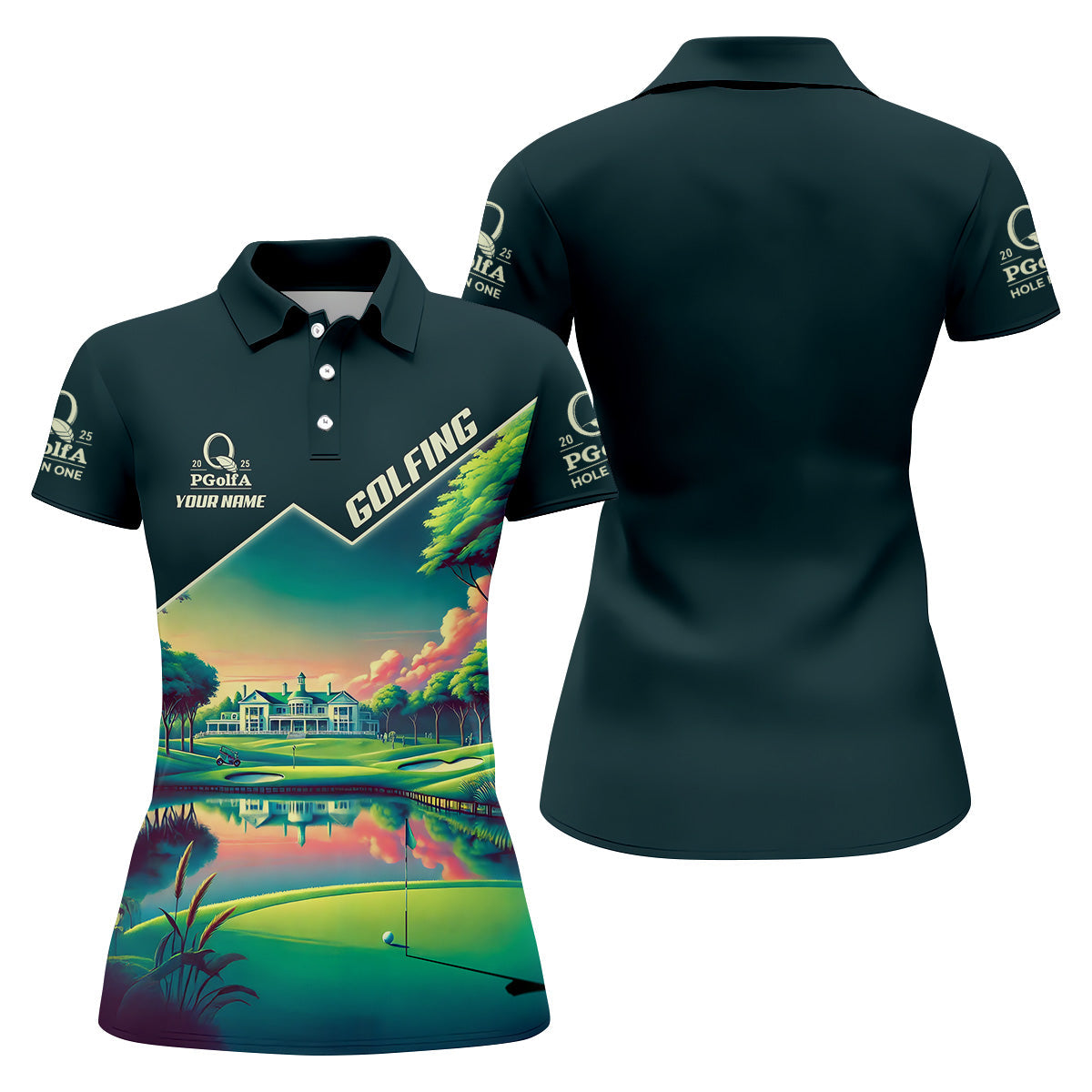 Golf Tournament Shirt, Golf Shirt For Women, Womens Golf Tops, Ladies Golf Shirts