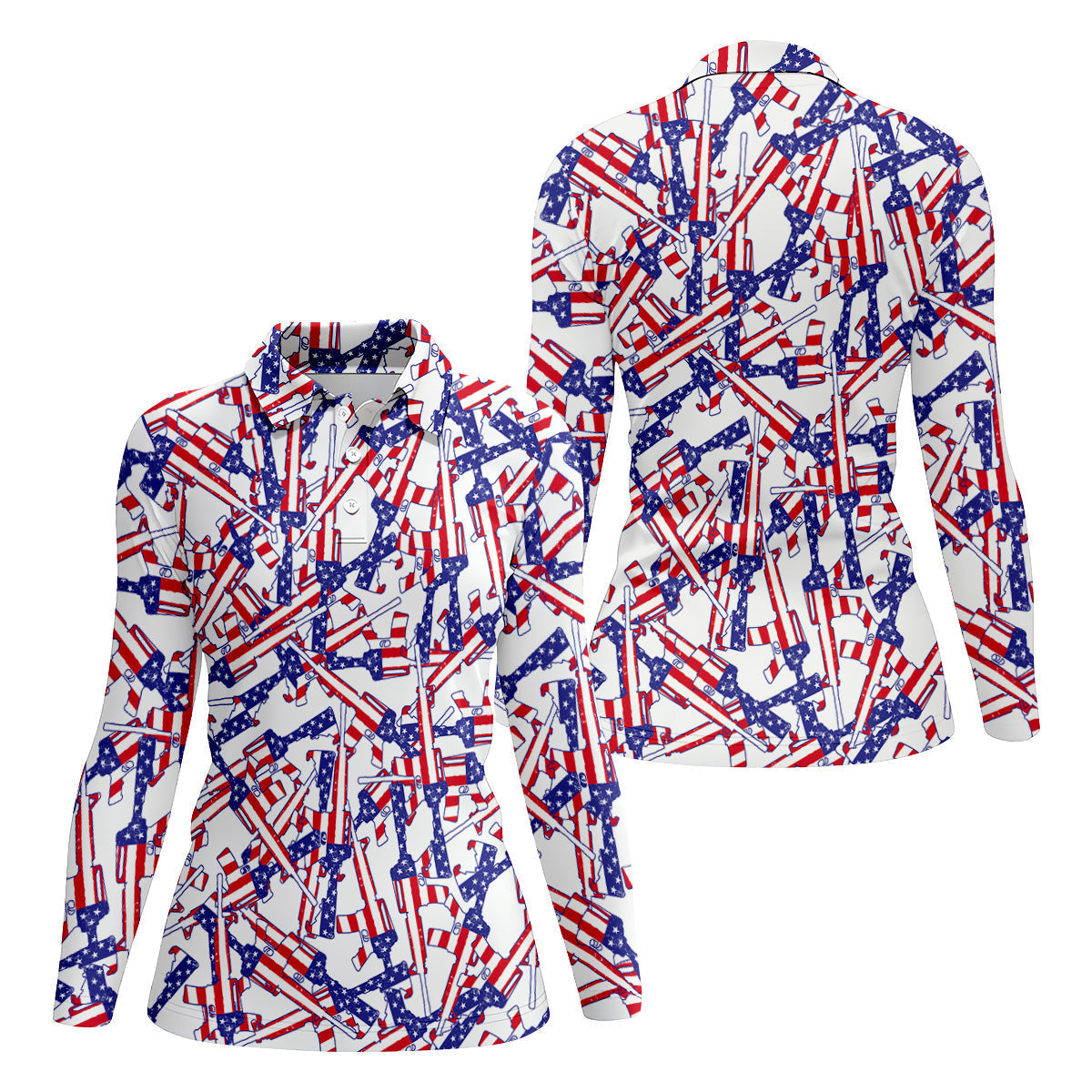 Ladies Patriotic Golf Shirts, Sleeveless Women's Golf Shirts, Ladies Golf Shirts, Golf Gifts For Women