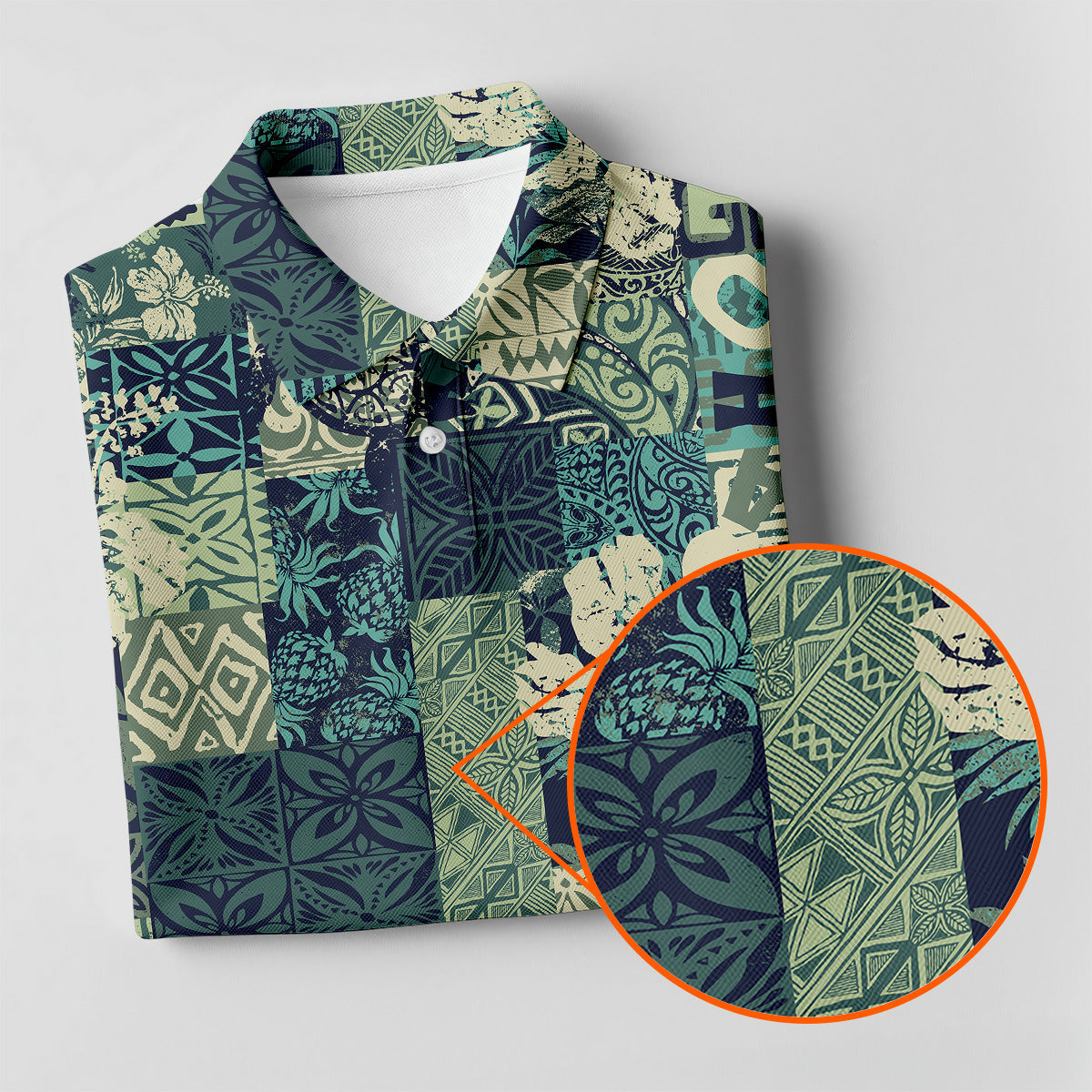 Tribal Aztec Tropical Golf Shirt, Hawaiian Golf Shirts, Ladies Sleeveless Polo, Women's Polo Shirt