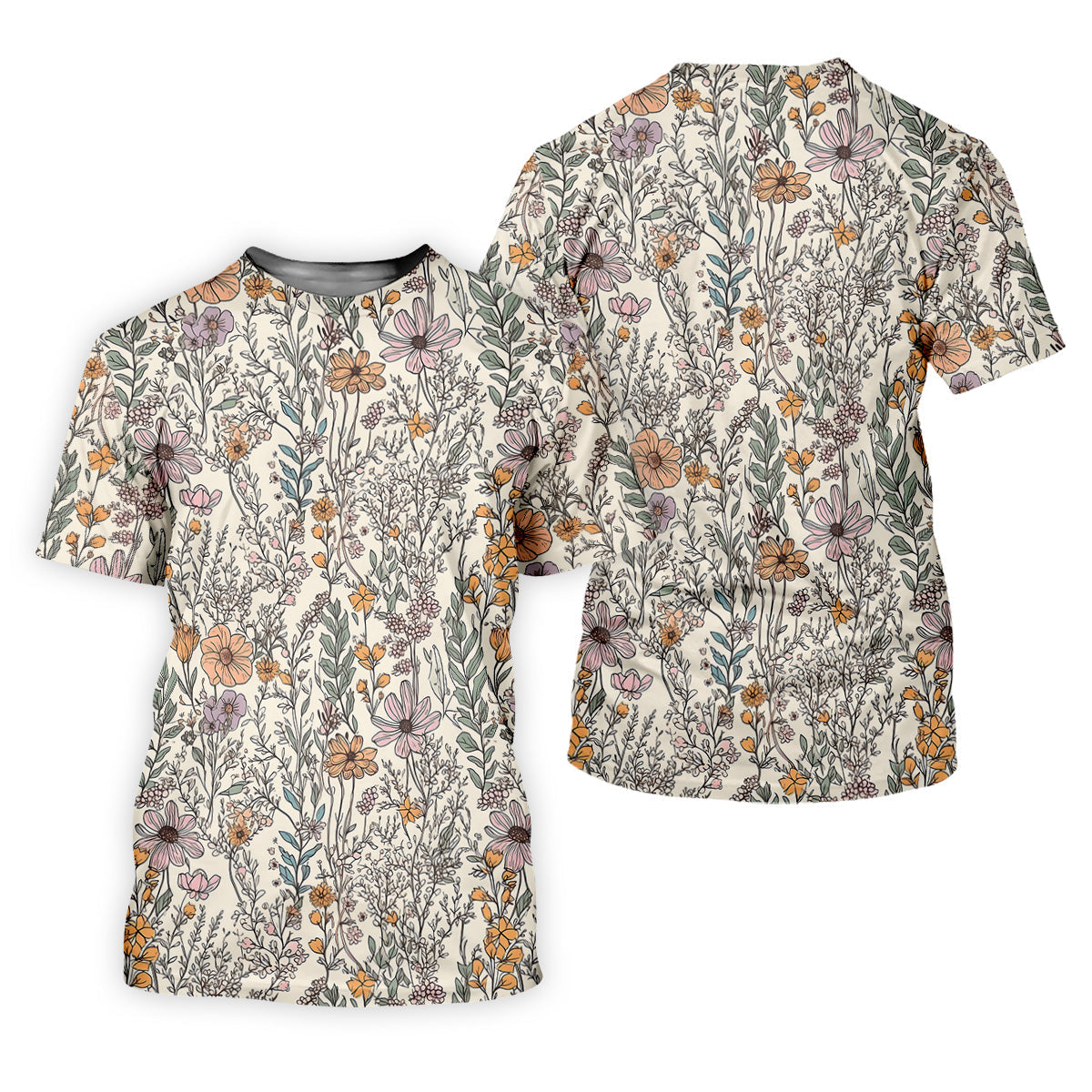 Foliage Floral Women Golf Top, Gifts For Golf Lovers, Golf Gifts For Women, Ladies Golf Shirts