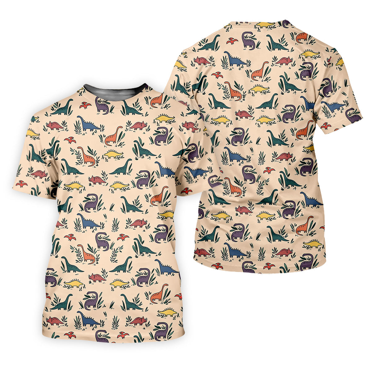Dinosaur Polo ShirtSeamless Pattern Womens Golf Shirts, Ladies Golf Shirts, Golfing Apparel