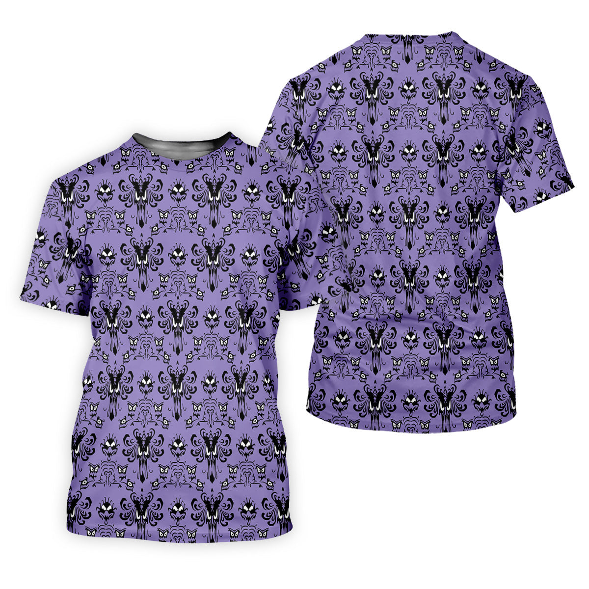 Haunted Mansion Hitchhiking Ghosts Men's Golf Polo ShirtHalloween Golf Shirt, Mens Golf Gift