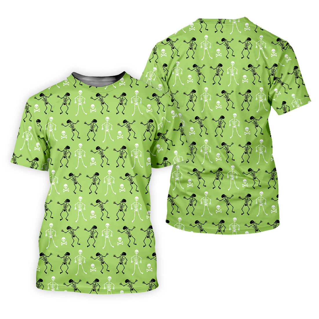 Funny Skeleton Shirt, Halloween Polo Shirt Green Golf Polo, Womens Sleeveless Polo, Ladies Golf Shirts