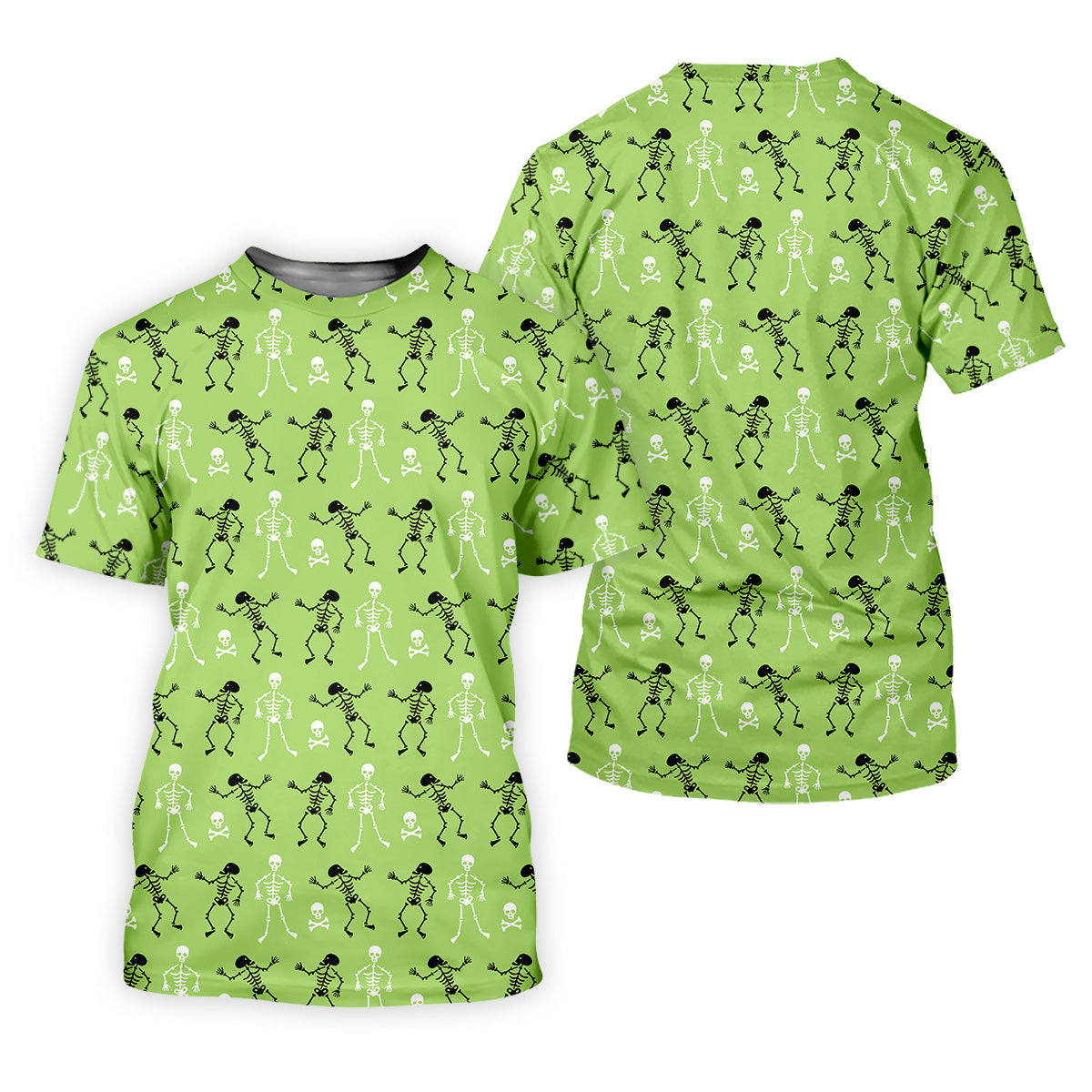 Funny Skeleton Shirt, Halloween Polo Shirt Green Golf Polo, Womens Sleeveless Polo, Ladies Golf Shirts