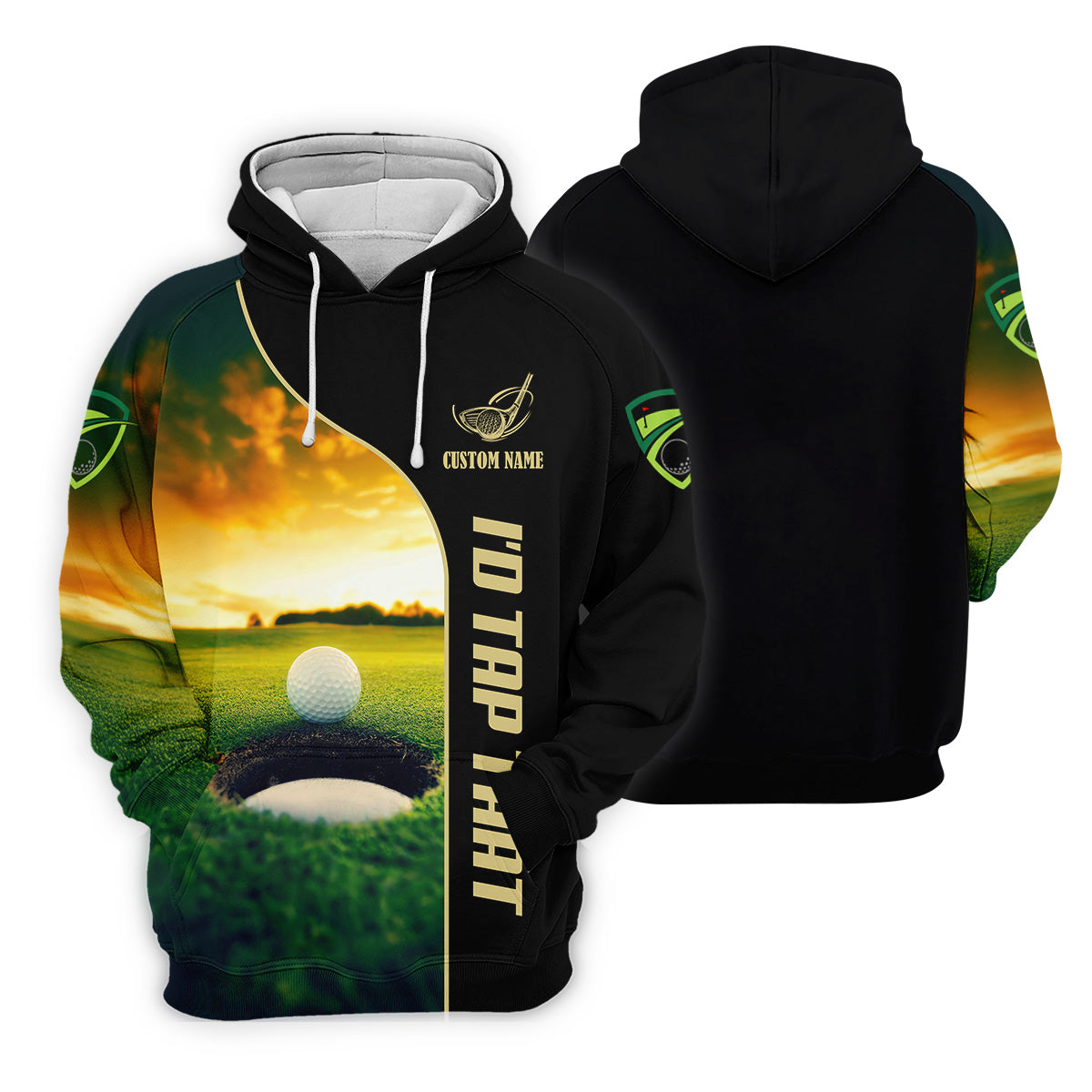 I'd Tap That Women Golf Top, Custom Golf Polos, Cool Golf Gift, Ladies Golf Shirts