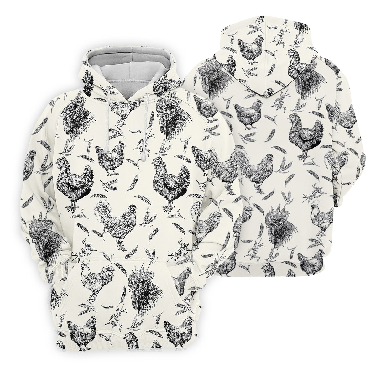 Chicken Rooster Women Golf Top, Gift For Chicken Lover, Ladies Golf Shirts, Women's Polo Shirt