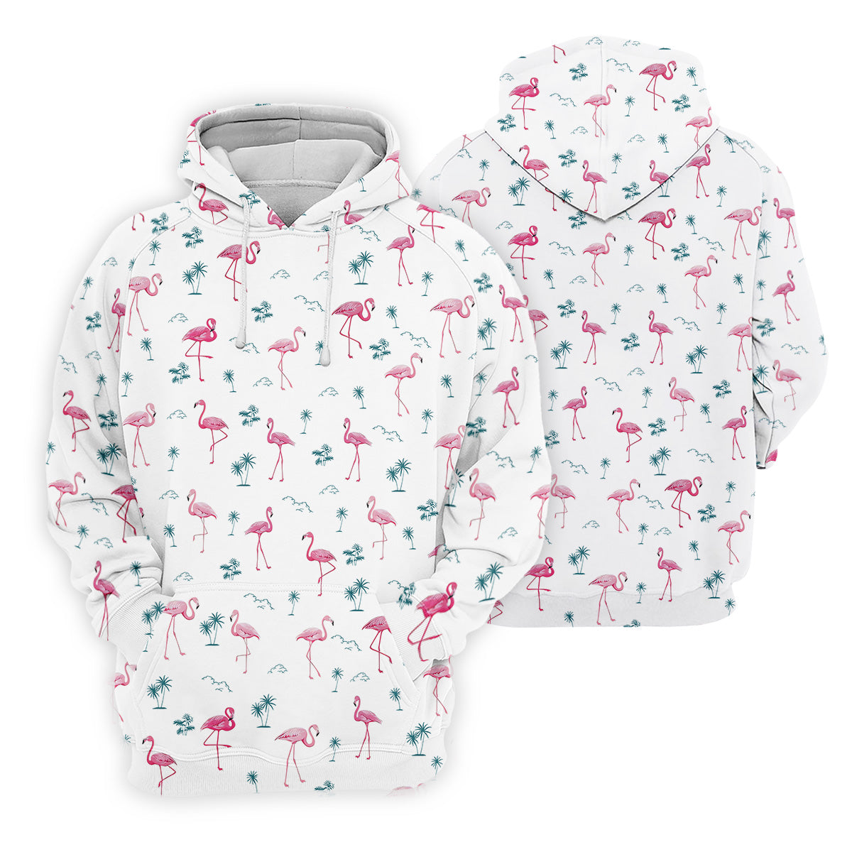 Flamingo Tropical Summer Polo Shirt White Polo Women, Ladies Sleeveless Tops