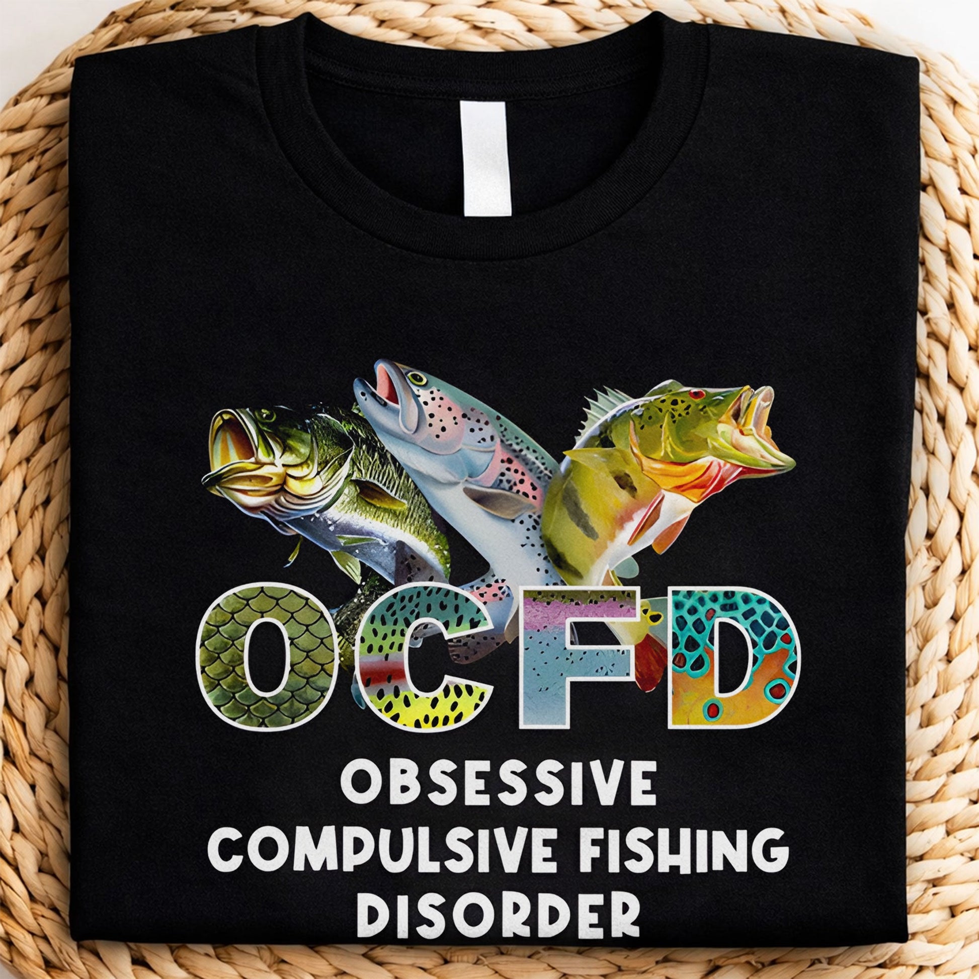 Obsessive Compulsive Fishing Disorder Funny Fishing Shirt, Fishing Tee Shirts, Men's Fishing Shirt