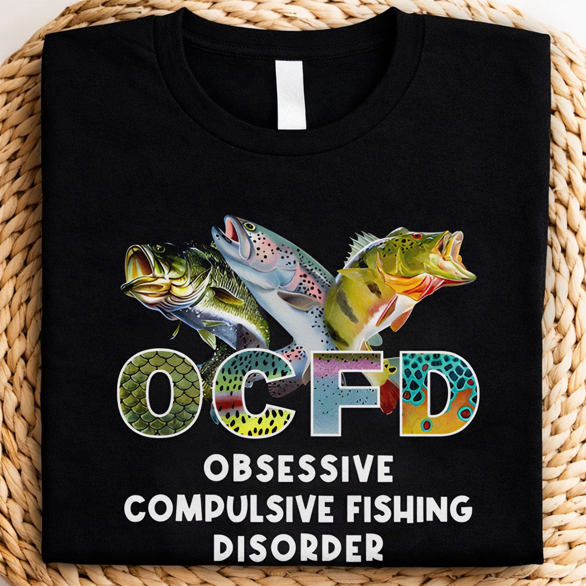 Obsessive Compulsive Fishing Disorder Funny Fishing Shirt, Fishing Tee Shirts, Men's Fishing Shirt