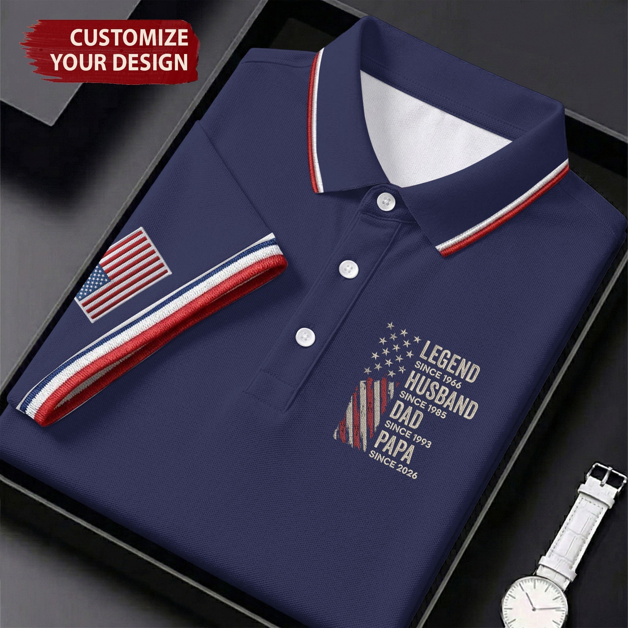 Legend Husband Dad Papa Father's Day Golf Shirt, Golf Gift For Dad, Gift Ideas For Grandpa