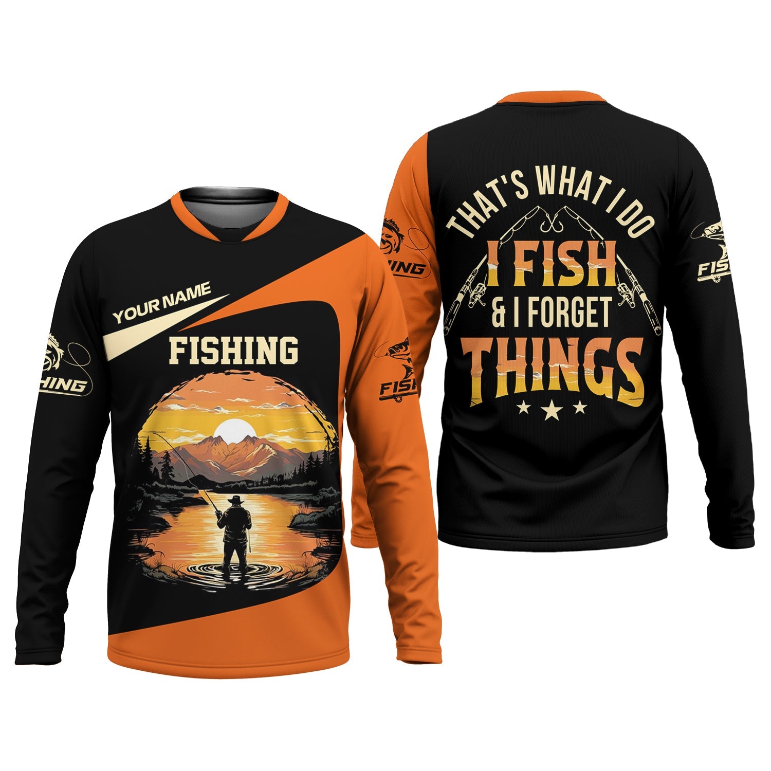 That's What I Do Fishing UPF Shirts, Long Sleeve Fishing Shirts, Gift For Fisherman