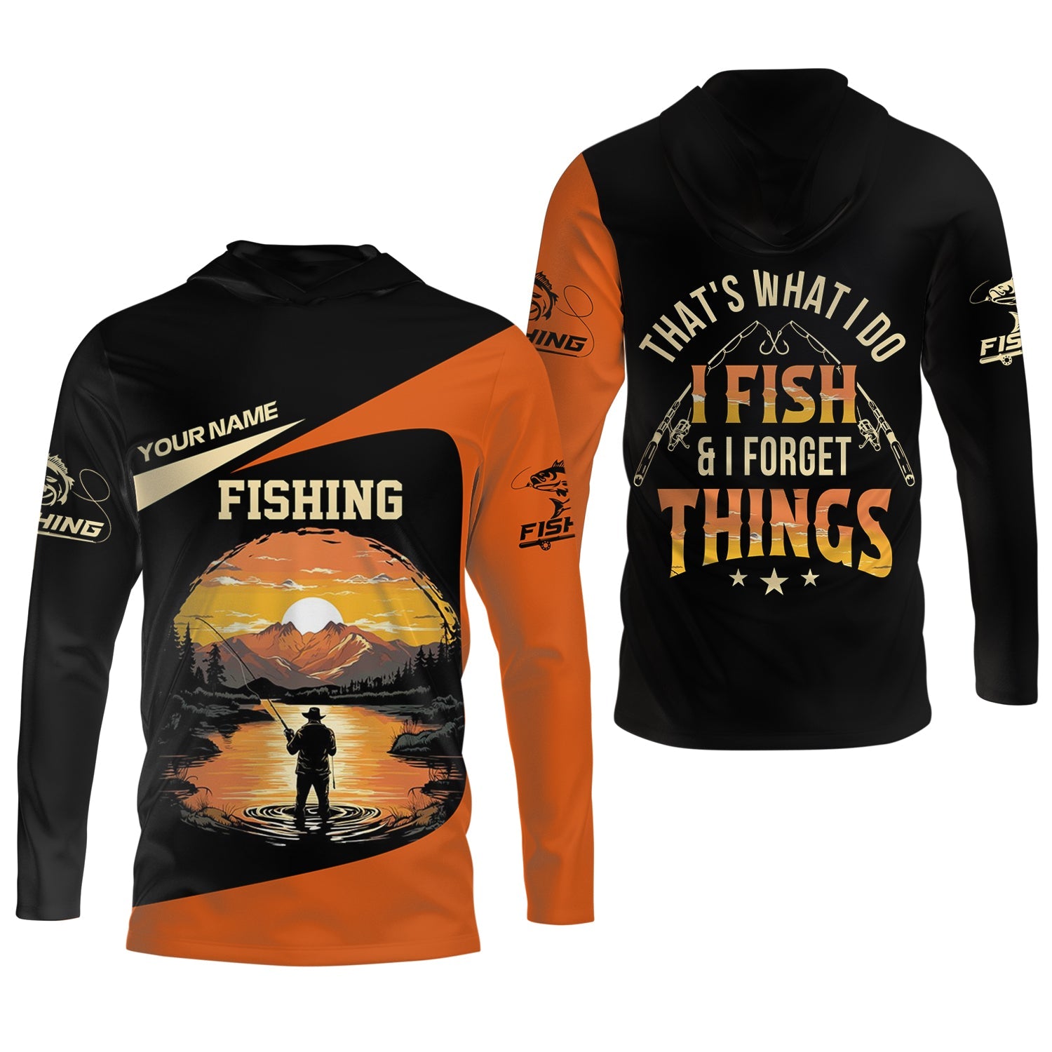 That's What I Do Fishing UPF Shirts, Long Sleeve Fishing Shirts, Gift For Fisherman