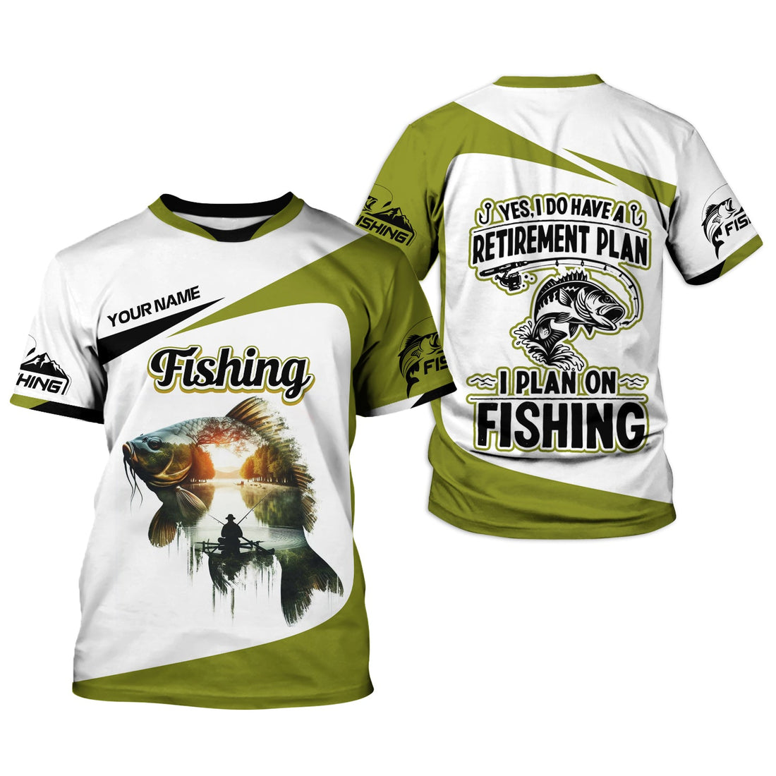 I Have a Retirement Plan Fishing UPF Shirts, Long Sleeve Fishing Shirts, Fishing Funny Shirt, Men Long Sleeve Shirt