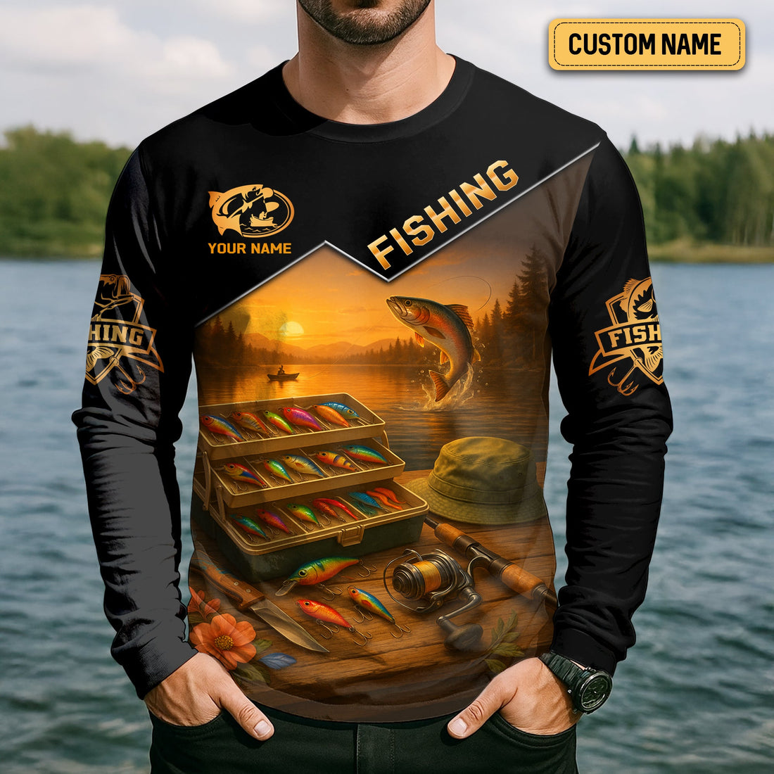 Fishing Is My Anger Management, Hooded UPF Shirt, UV Shirts For Men, Long Sleeve Fishing Shirts, Mens Casual Shirts