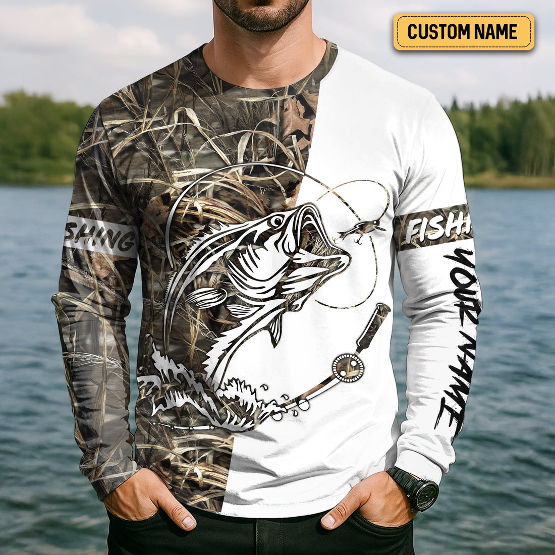 I Love It When She Bends Over SPF Shirt, Long Sleeve Fishing Shirts, Fishing UPF Shirts, Funny Fishing Shirts