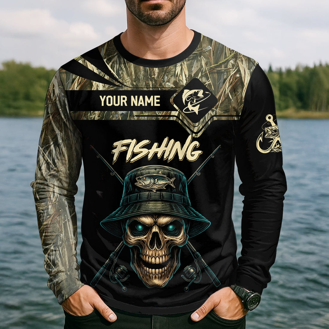 The Man The Myth The Legend, SPF Long Sleeve Shirts, SPF Shirts For Men, Fishing UPF Shirts, Sun Shirts For Men