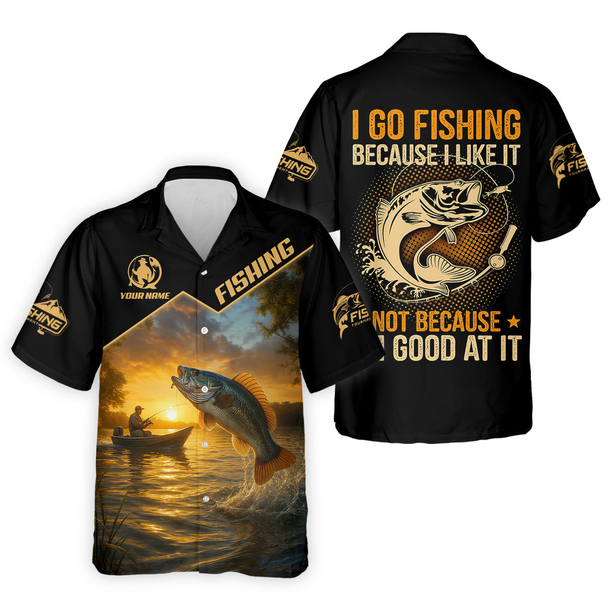 I Go Fishing Because I Like It SPF Shirt, Female Fishing Shirts, Funny Fishing Shirt