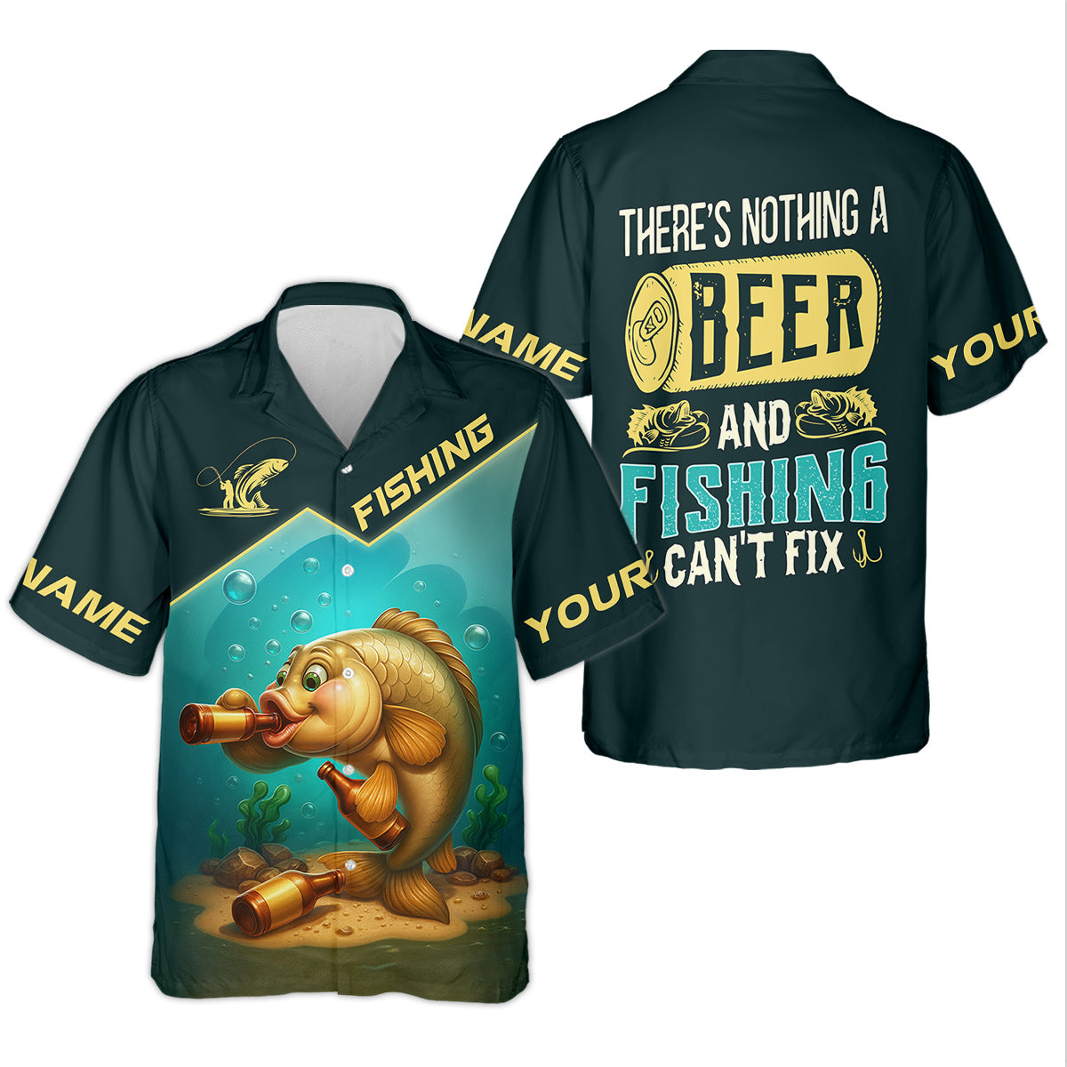 There's Nothing A Beer And Fishing Can't Fix Women SPF Shirt, Fishing Shirt For Women