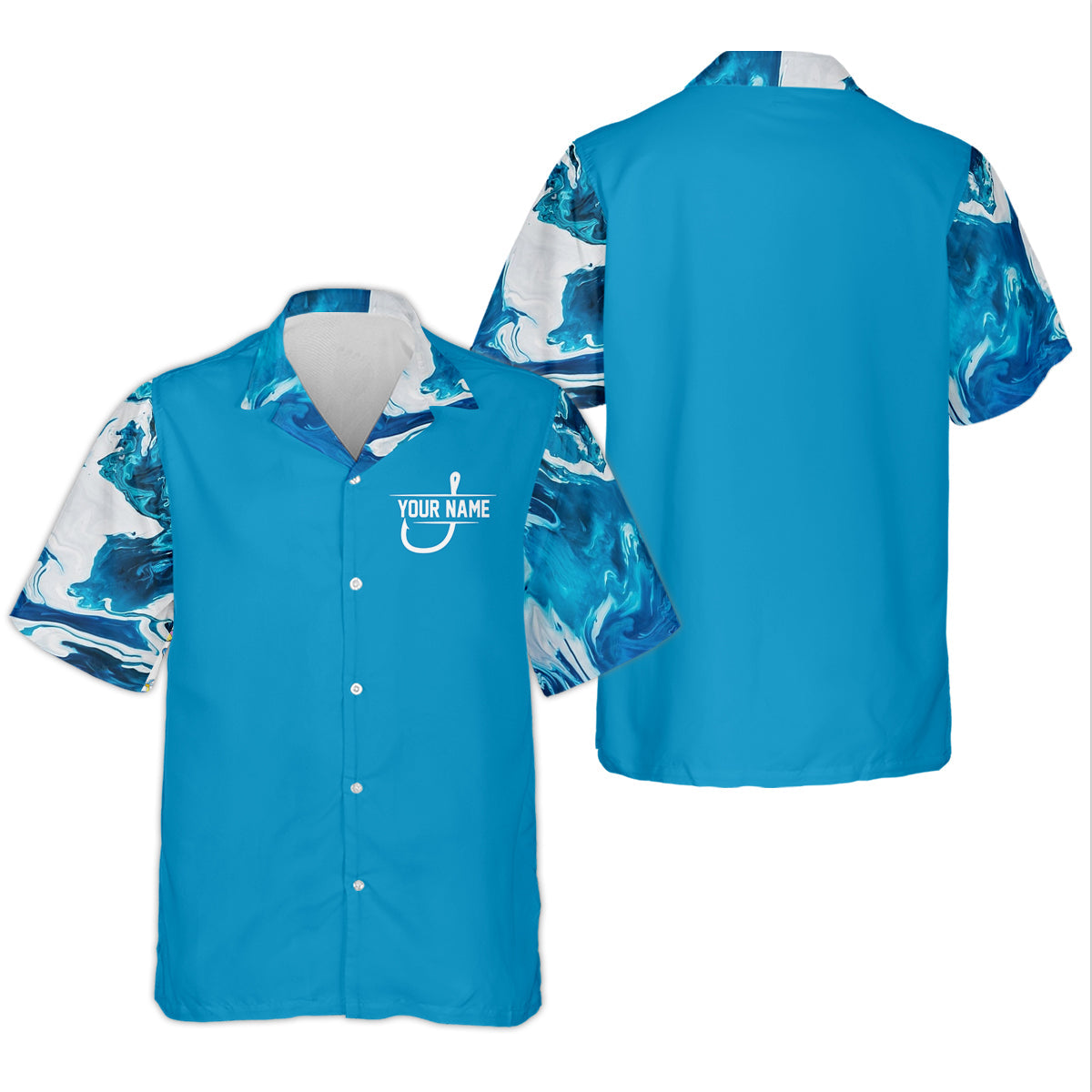 Blue Fishing Shirt For Women, Fishing Gift Ideas, Female Fishing Shirts