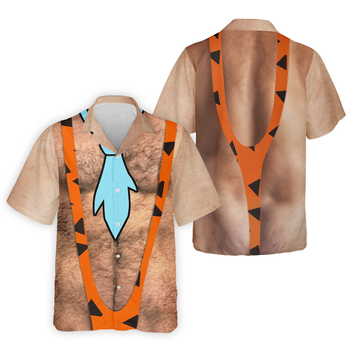 Funny Hairy Chest And Tie Halloween Costume Polo Shirt, Mens Golf Polo, Golf Apparel