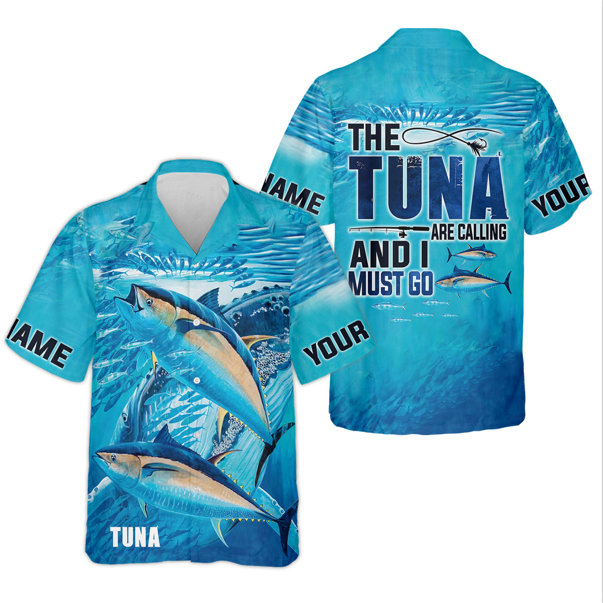 The Tuna Are Calling And I Must Go Fishing UPF Shirts, Female Fishing Shirts, Tuna Fishing Shirt For Women