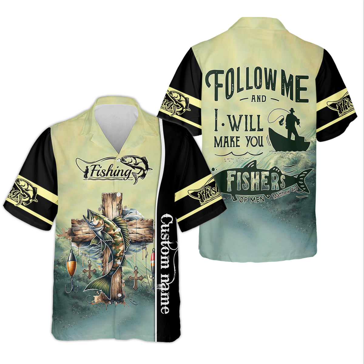 And I Will Make You Fishers Of Men Christian Fishing Women SPF Shirt, Female Fishing Shirts