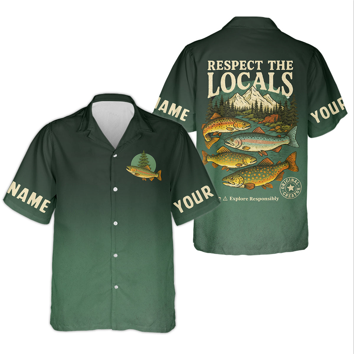 Respect The Locals Fishing UPF Shirts, Female Fishing Shirts, Fishing Shirt For Women
