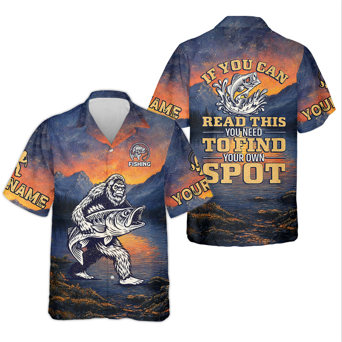 If You Can Read This – Find Your Own Fishing Spot Shirt, Fishing UPF Shirts, Funny Fishing Shirt