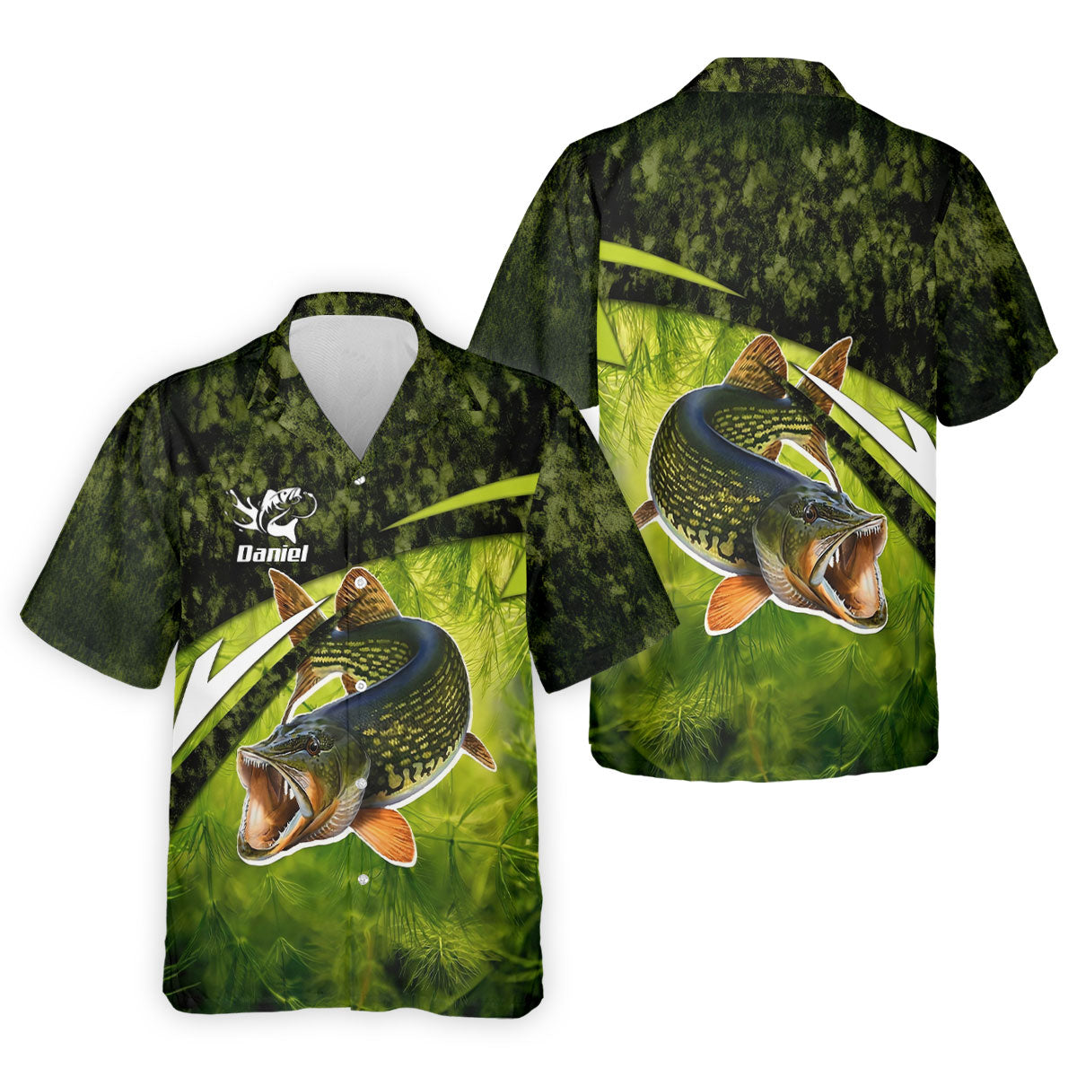 Carp Fish Olive Drab Fishing UPF Shirts, Performance Fishing Shirts, Carp Fishing Shirts For Men
