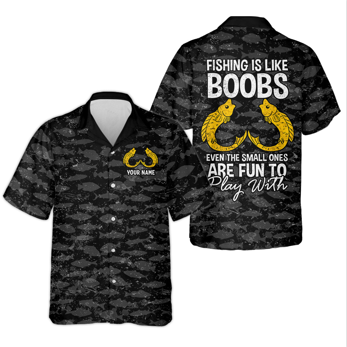 Fishing Is Like Boobs Even The Small Ones Are Fun To Play With Fishing UPF Shirts, Women Fishing Shirt