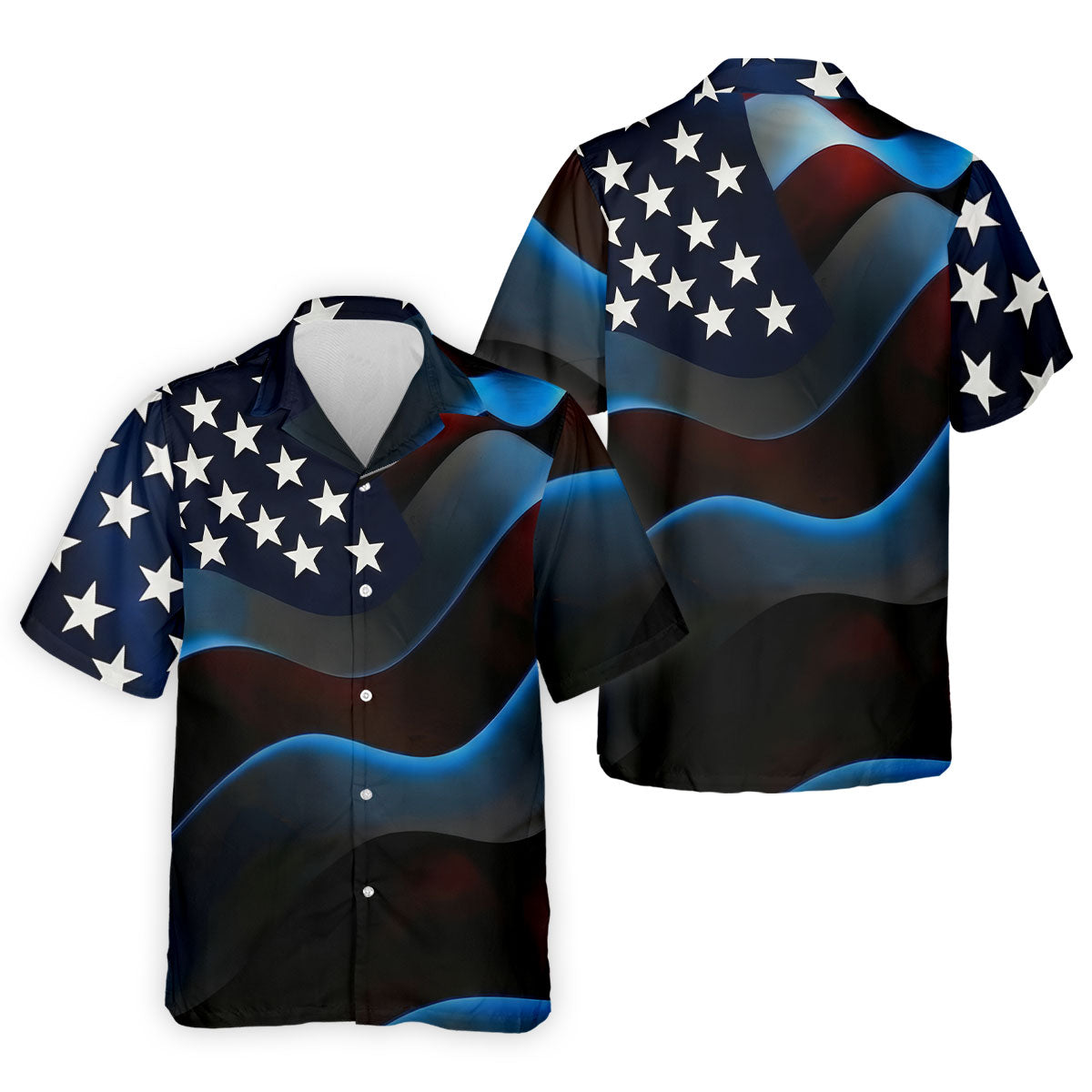 Patriotic American Flag 250th Anniversary Golf Tops For Men, Golf Shirts For Men, Polo ShirtFor Men