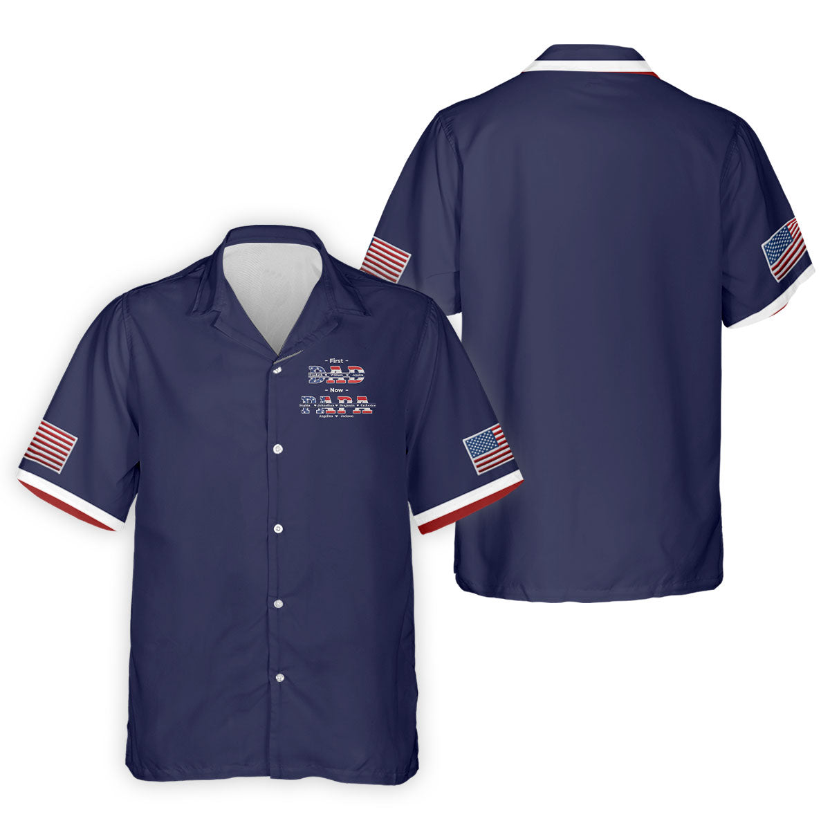 Navy First Dad Now Grandpa Golf Polo Shirt, Golf Polo Shirts For Men, Mens Golf Shirts