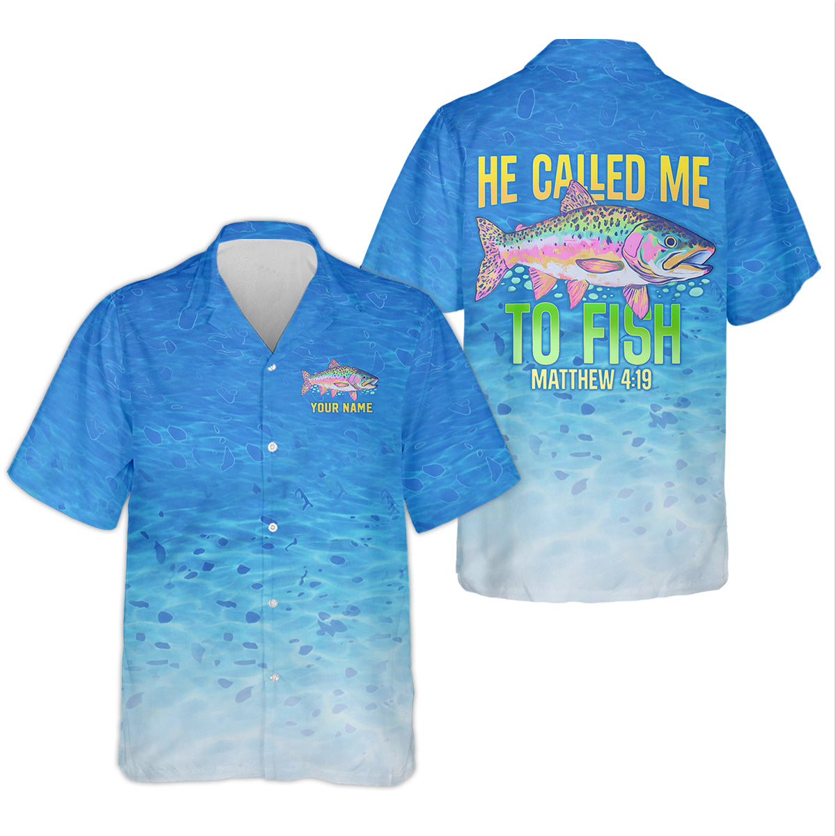 He Called Me To Fish Christian Fishing Shirt, Fishing UPF Shirts, Fisherman Gift For Men