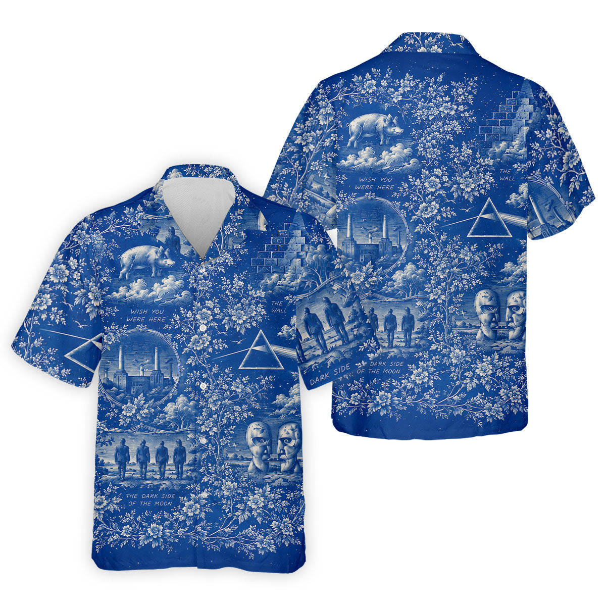 Surreal Retro Music Art Pattern Polo Shirt, Mens Golf Polo, Golf Polo Shirts For Men